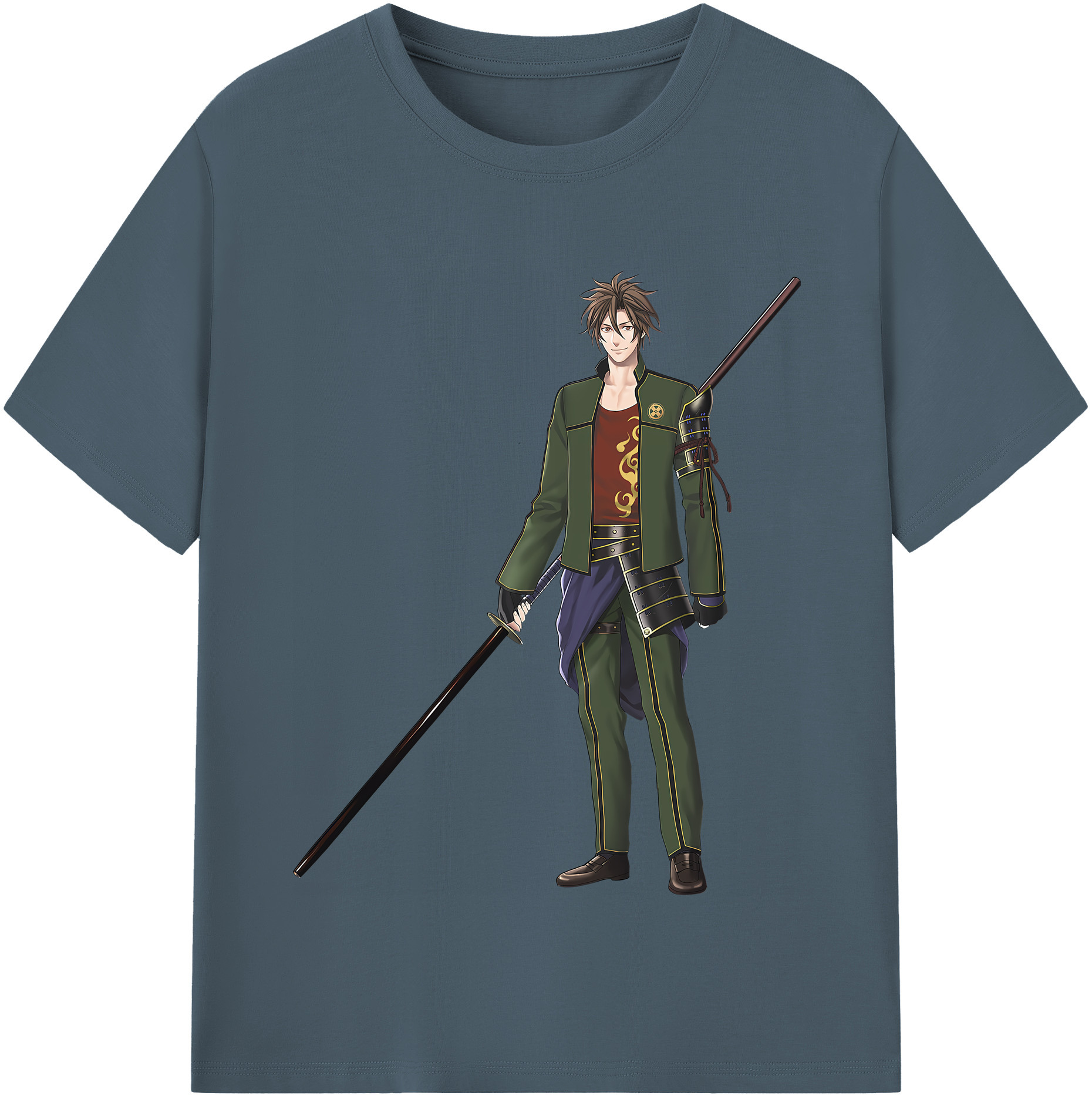 （画像用） 刀剣乱舞 Touken Ranbu 綿100％半袖Tシャツ（フロントプリント）